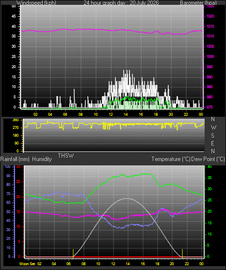 24 Hour Graph for Day 20